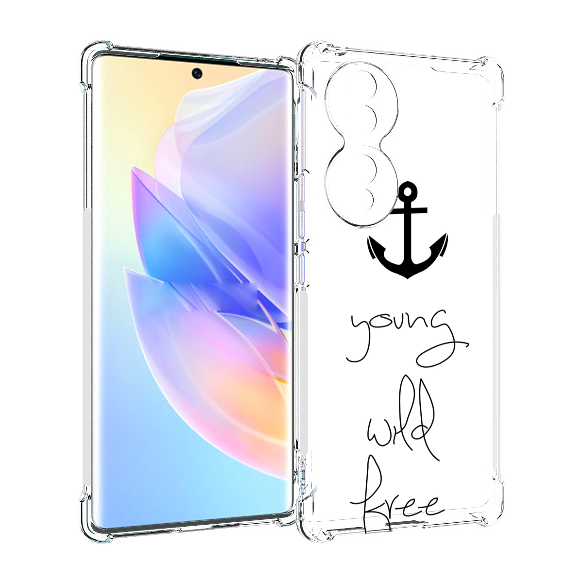 

Чехол MyPads ты-будешь-свободным для Honor 70, Прозрачный, Tocco