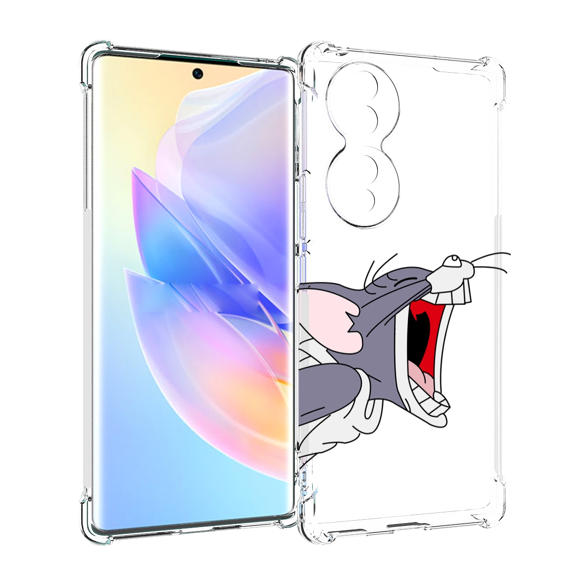

Чехол MyPads том-голодный для Honor 70, Прозрачный, Tocco