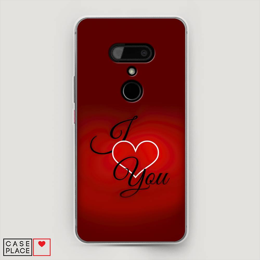 

Чехол Awog на HTC U12 / Эйчтиси U12 "I love you 3", Разноцветный, 102050-6