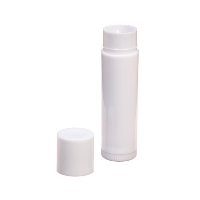 Туба для помады — 5 мл, цвет белый контейнер для контактных линз хлопай ресницами и взлетай белый 7 5x7 5 см