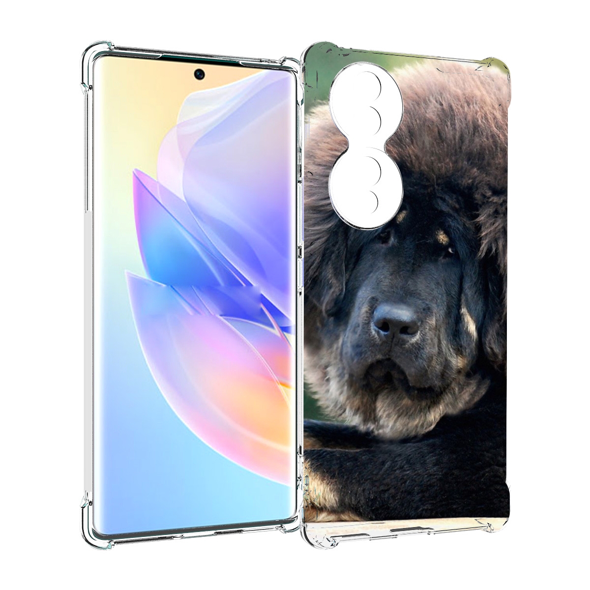 

Чехол MyPads тибетскии мастиф для Honor 70, Прозрачный, Tocco