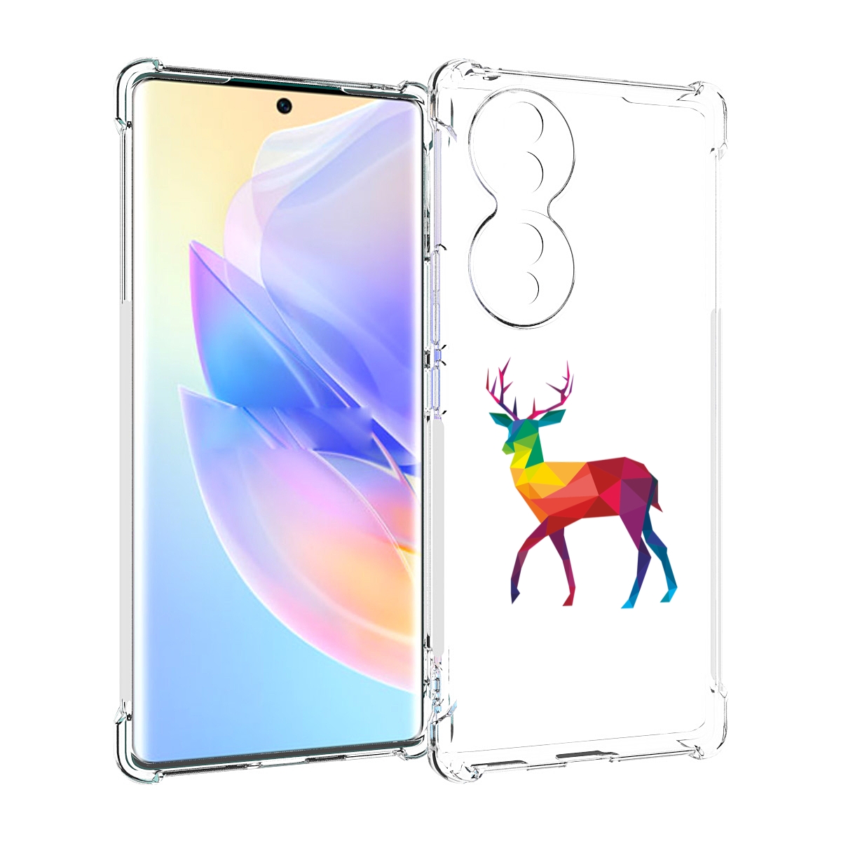 

Чехол MyPads геометрический олень для Honor 70, Прозрачный, Tocco