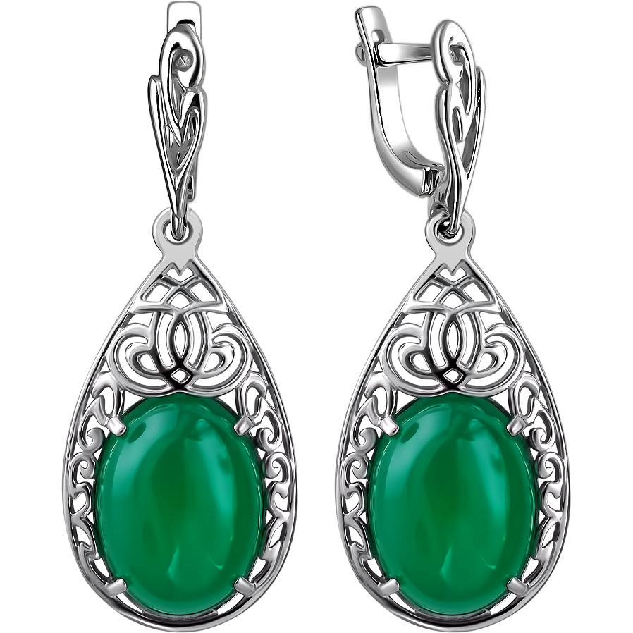 

Серьги женские из серебра Эстет С15С451459, сердолик, С15С451459