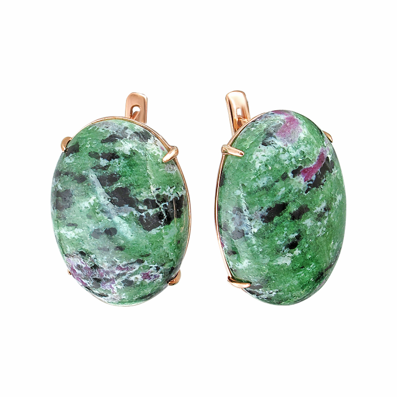 

Серьги женские из серебра Эстет С15С451434П, сердолик, С15С451434П