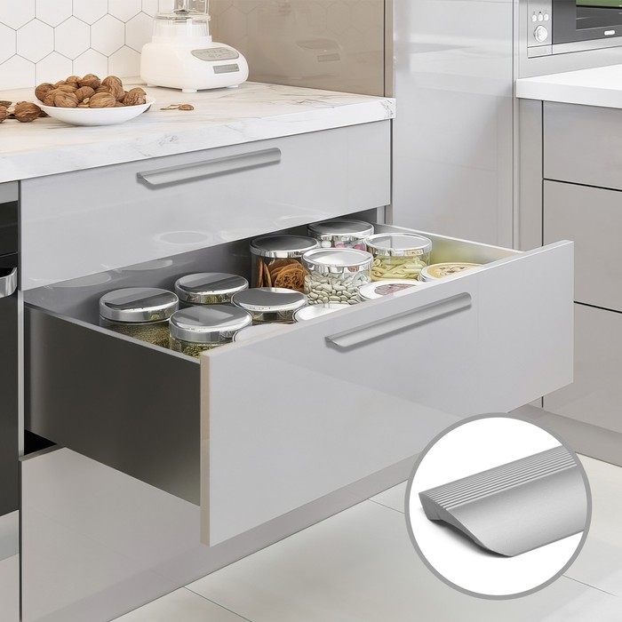

Ручка скоба CAPPIO RS1405, м/о=224, цвет графит, Серый
