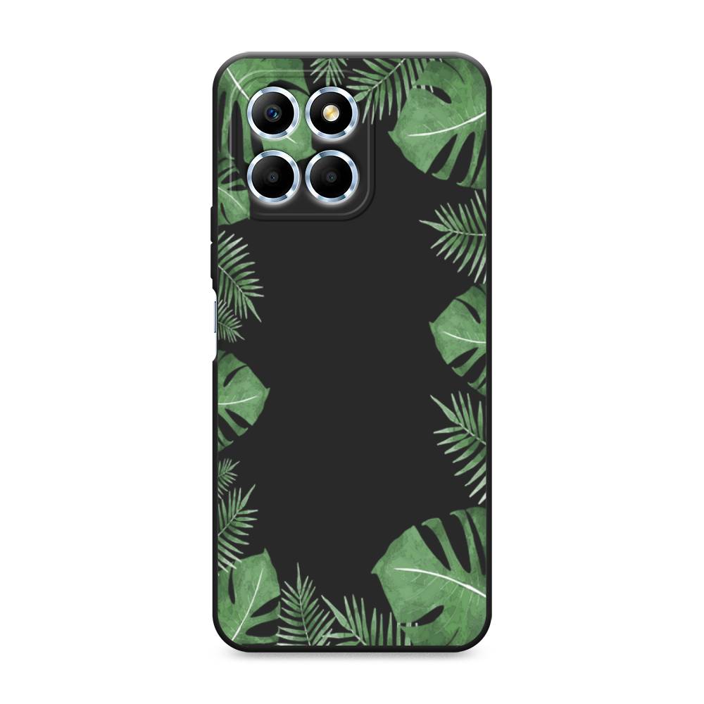 

Чехол Awog на Honor X6/X6s "Листья папоротника рамка", Зеленый, 6109552-1