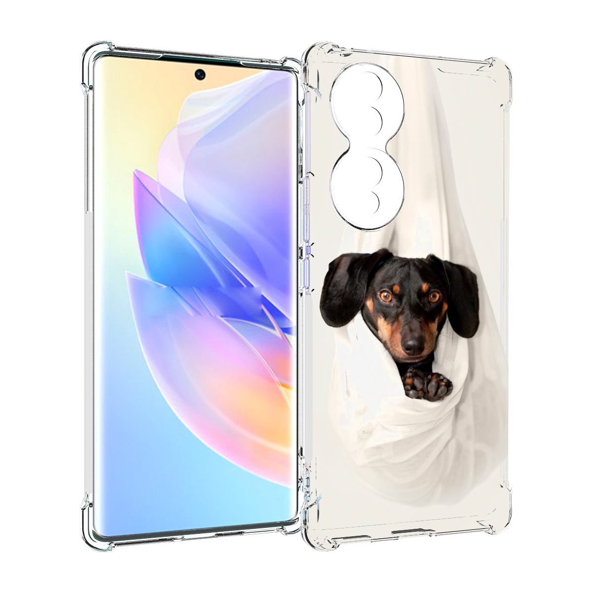 

Чехол MyPads такса собака для Honor 70, Прозрачный, Tocco