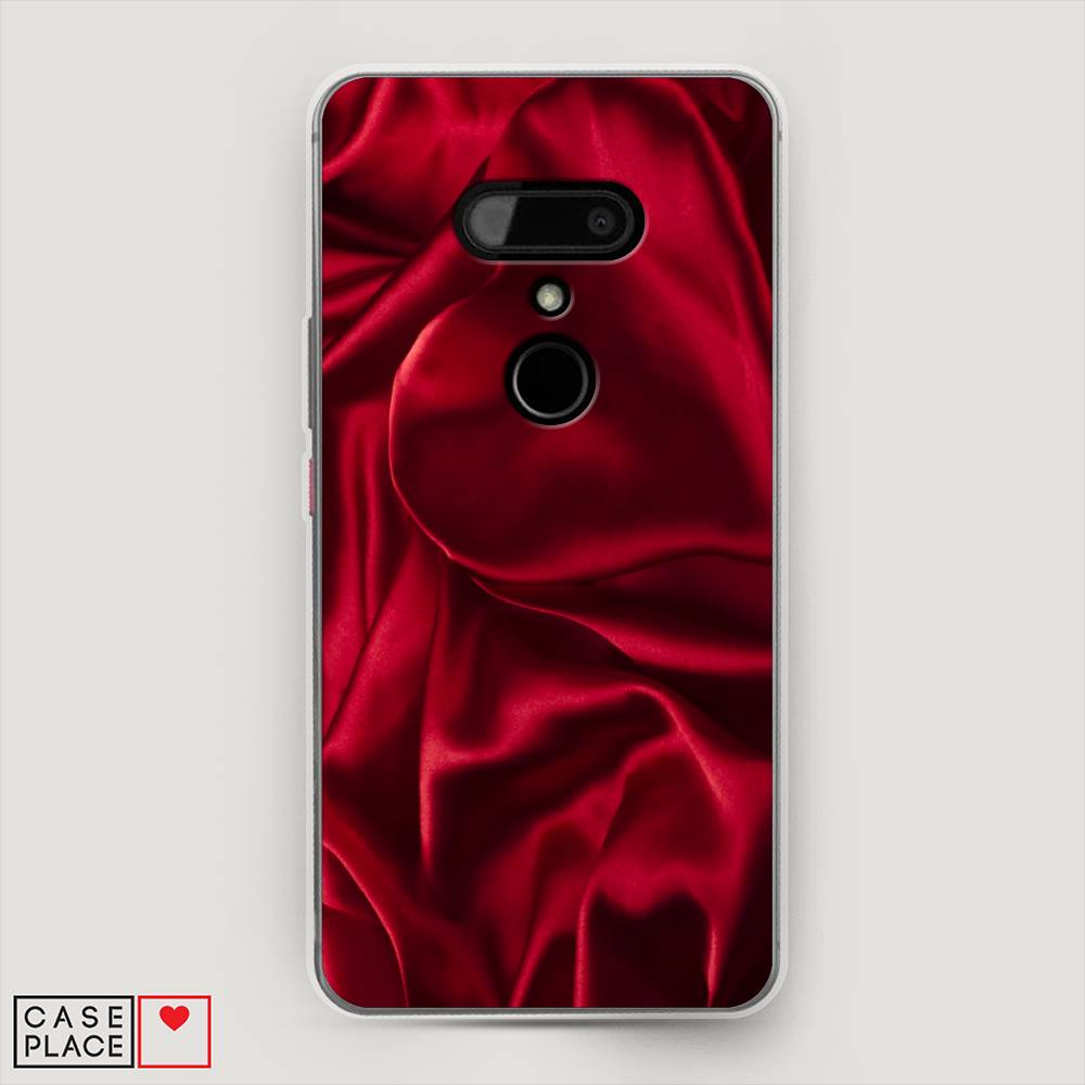 

Чехол Awog на HTC U12 / Эйчтиси U12 "Текстура красный шелк", Разноцветный, 102050-3