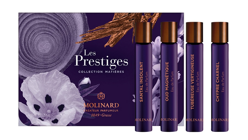 Набор парфюмерной воды Molinard Les Prestiges Collection Matieres 4шт по 7,5мл
