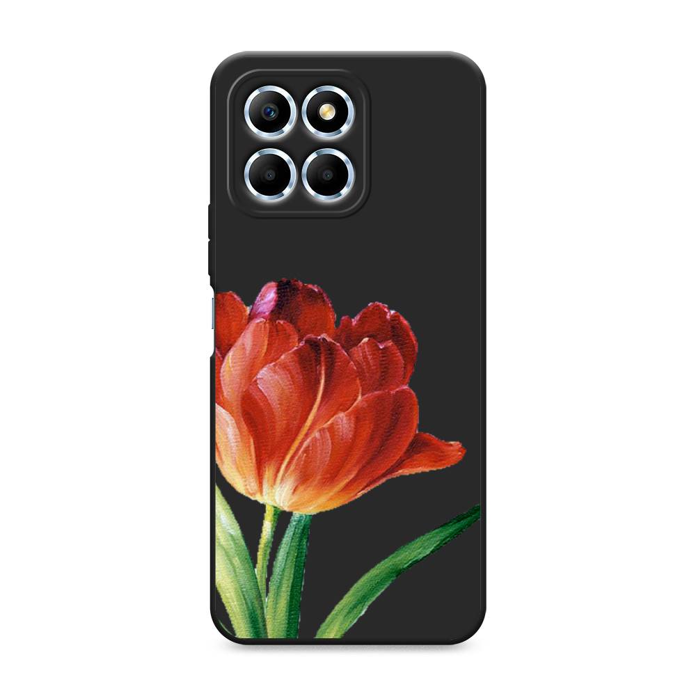 

Чехол Awog на Honor X6/X6s "Красный тюльпан", Оранжевый;зеленый, 6109552-1