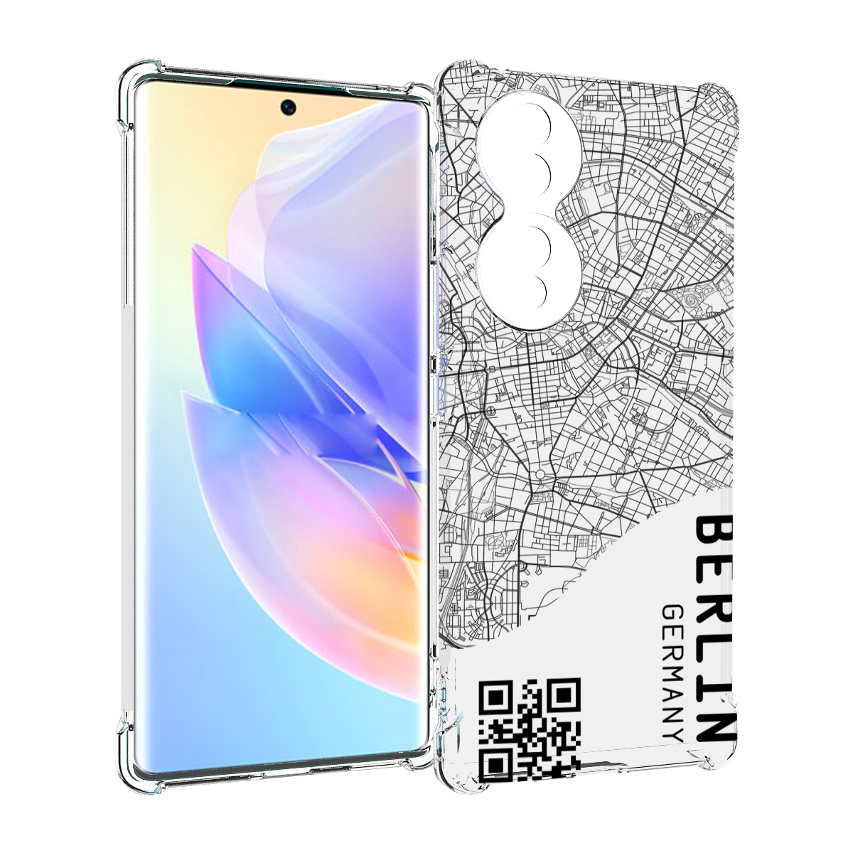 

Чехол MyPads схема-берлин для Honor 70, Прозрачный, Tocco