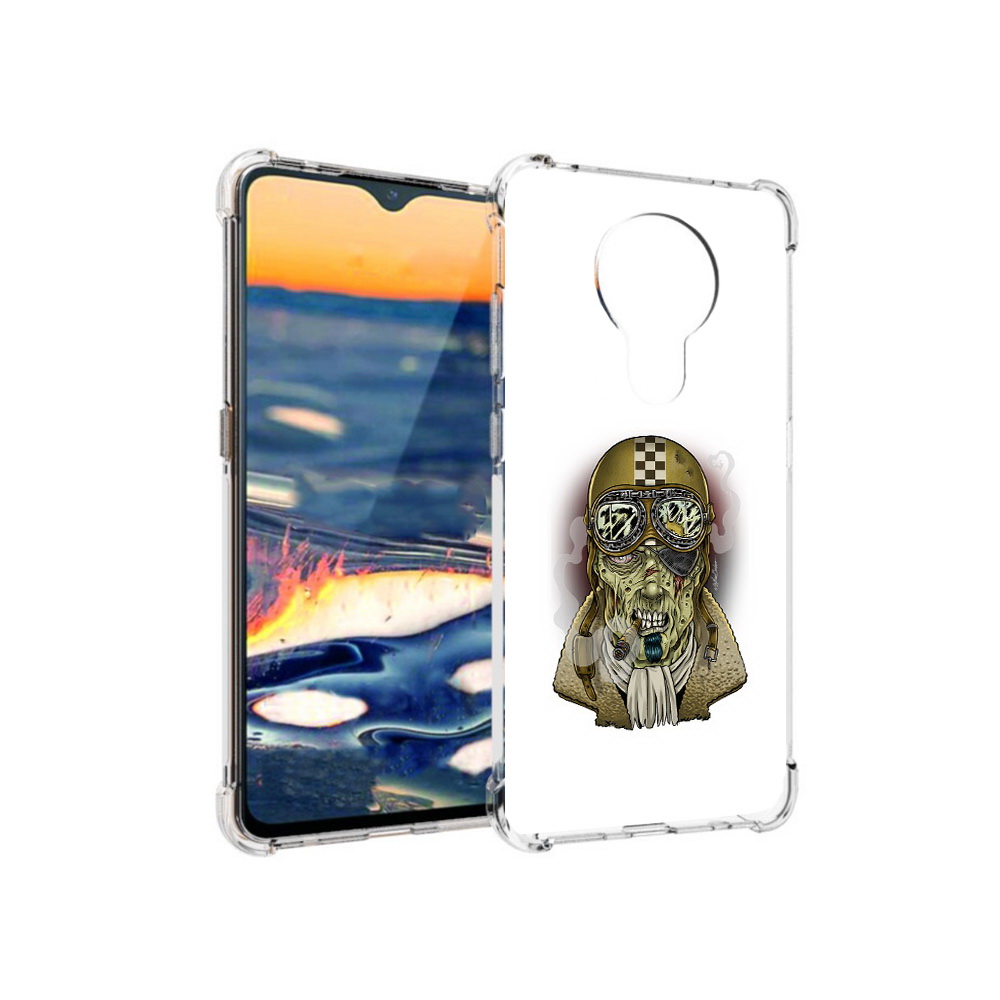 

Чехол MyPads Tocco для Nokia 5.3 военный зомби (PT227052.106.264), Прозрачный, Tocco