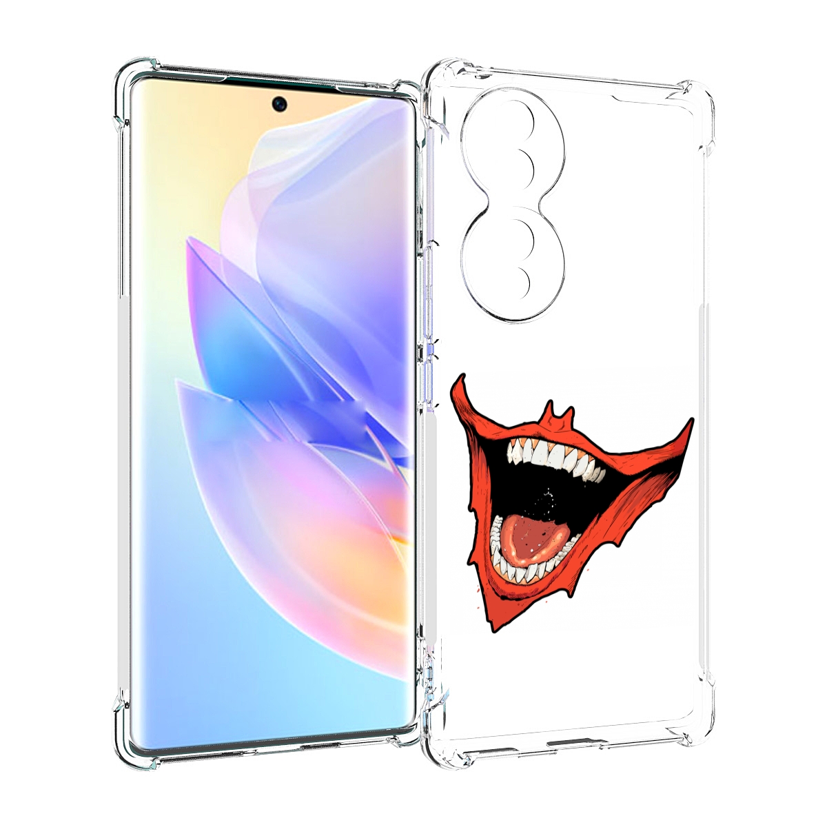 

Чехол MyPads страшная-улыбка для Honor 70, Прозрачный, Tocco