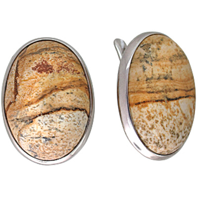 

Серьги женские из серебра Эстет С15С451382, сердолик, С15С451382