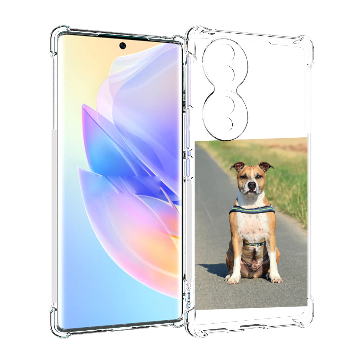 

Чехол MyPads стаффорд терьер для Honor 70, Прозрачный, Tocco