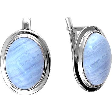 

Серьги женские из серебра Эстет С15С451365, агат, С15С451365