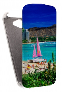 

Чехол Armor Case для HTC One X Дизайн 177, Белый