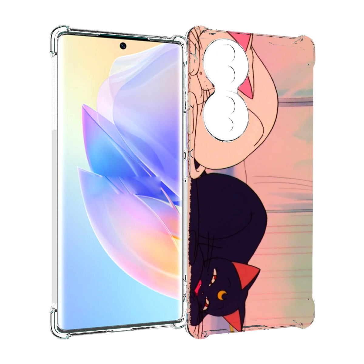 

Чехол MyPads спящие коты для Honor 70, Прозрачный, Tocco