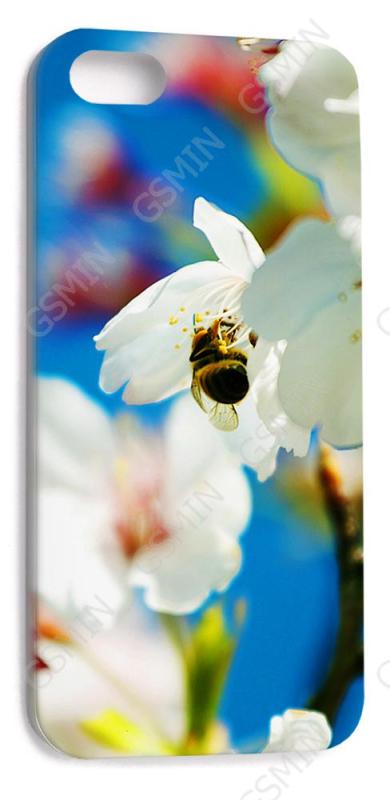 

Чехол NoBrand для Apple iPhone 5 Дизайн 173, Белый
