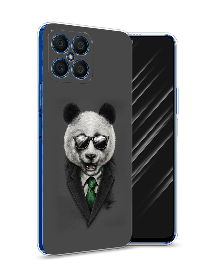 

Чехол Awog на Honor X8 "Деловая панда", Серый;зеленый, 6107650-10
