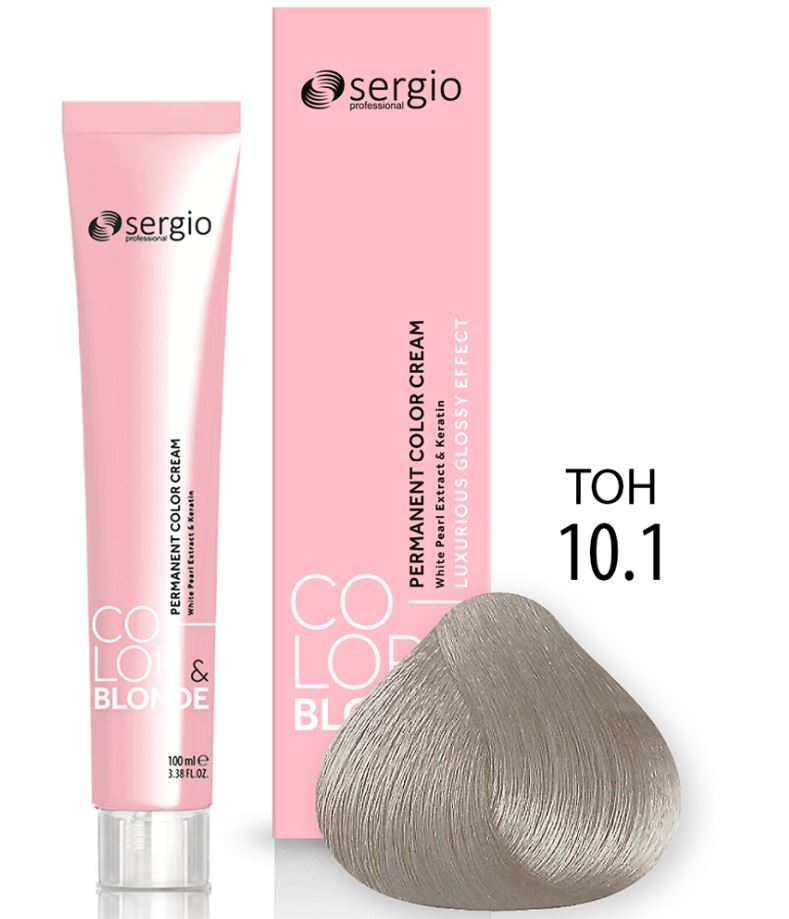 

Крем-краска Sergio professional Color&Blonde для окрашивания 10.1 очень светлый блондин