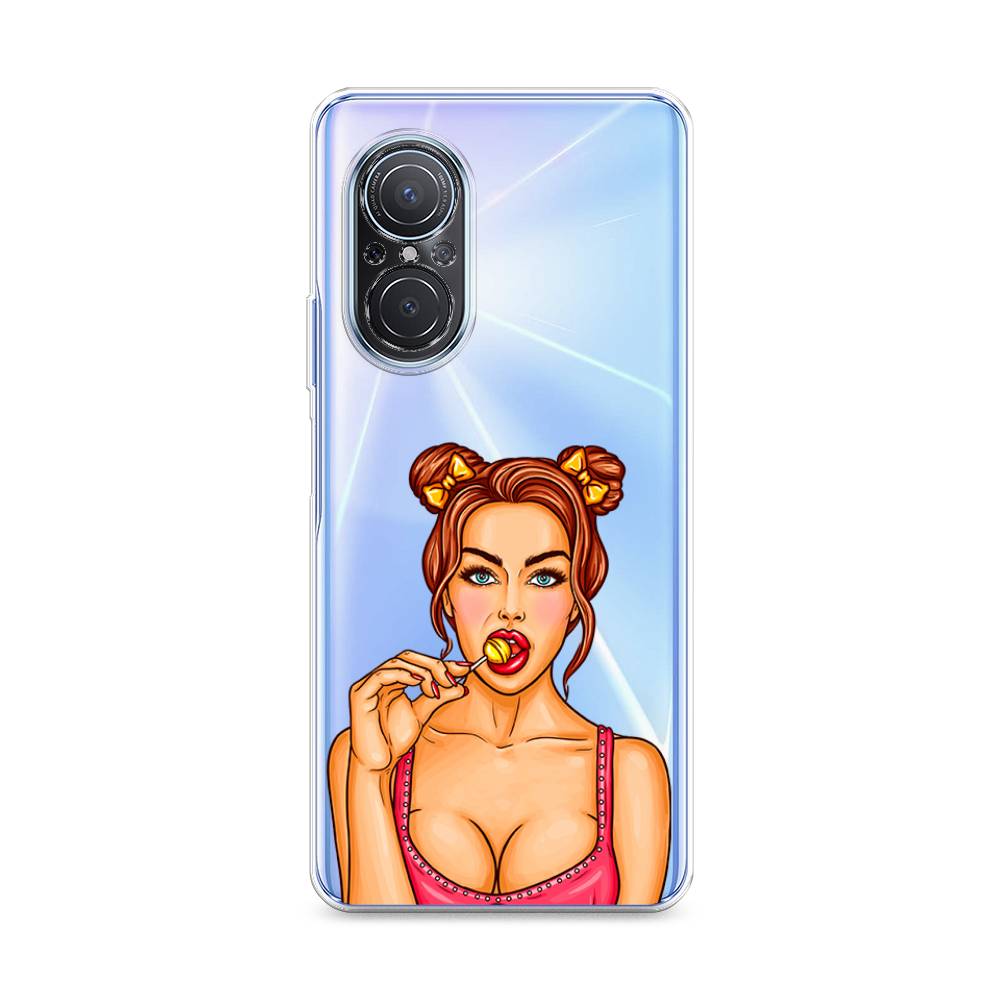 

Чехол Awog на Huawei Nova 9 SE "Вкусный леденец", Бежевый;коричневый;розовый