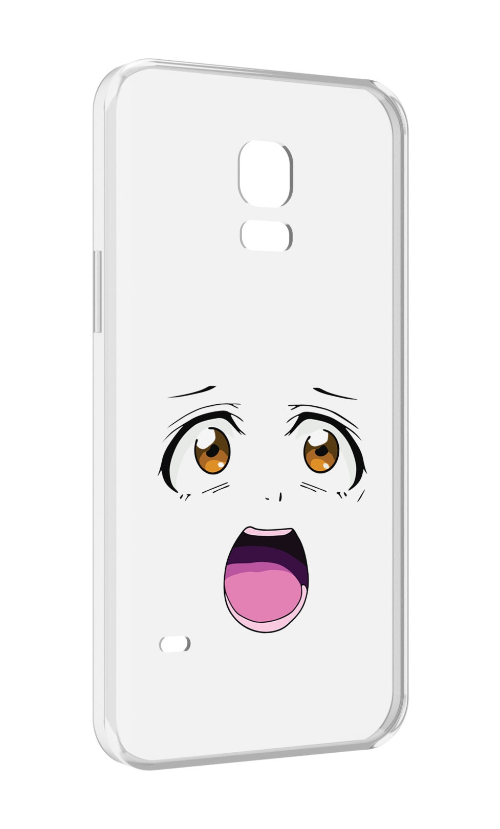 

Чехол MyPads аниме лицао для Samsung Galaxy S5 mini, Прозрачный, Tocco