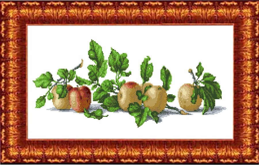 

Каролинка Натюрморт с яблоками, 26х60 см, Натюрморт с яблоками, 26х60 см