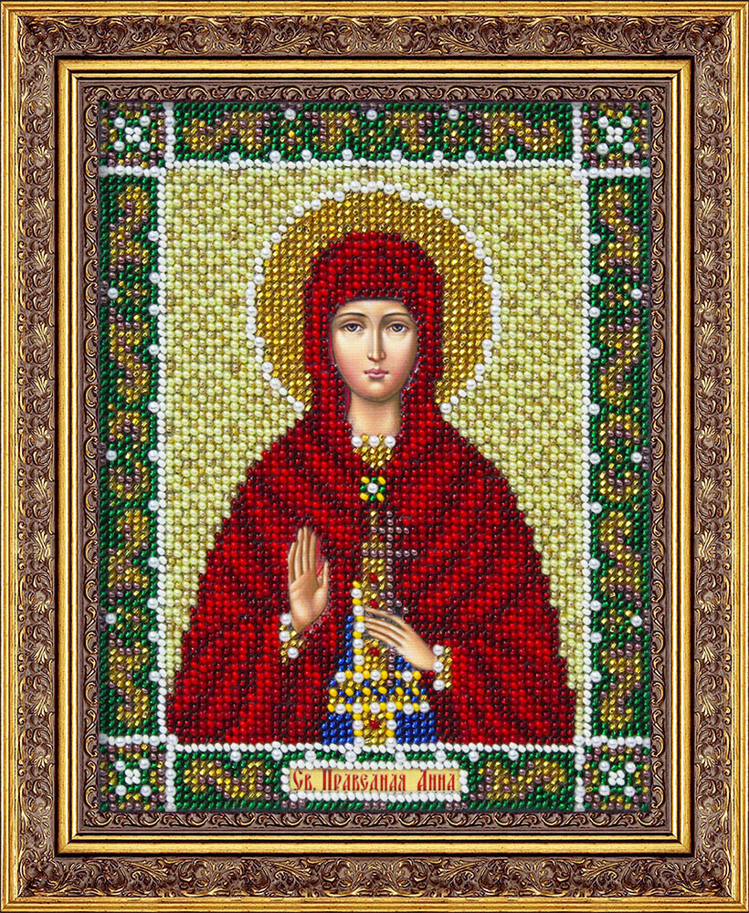 

Паутинка Святая Пророчица Анна, 14х18 см, Святая Пророчица Анна, 14х18 см