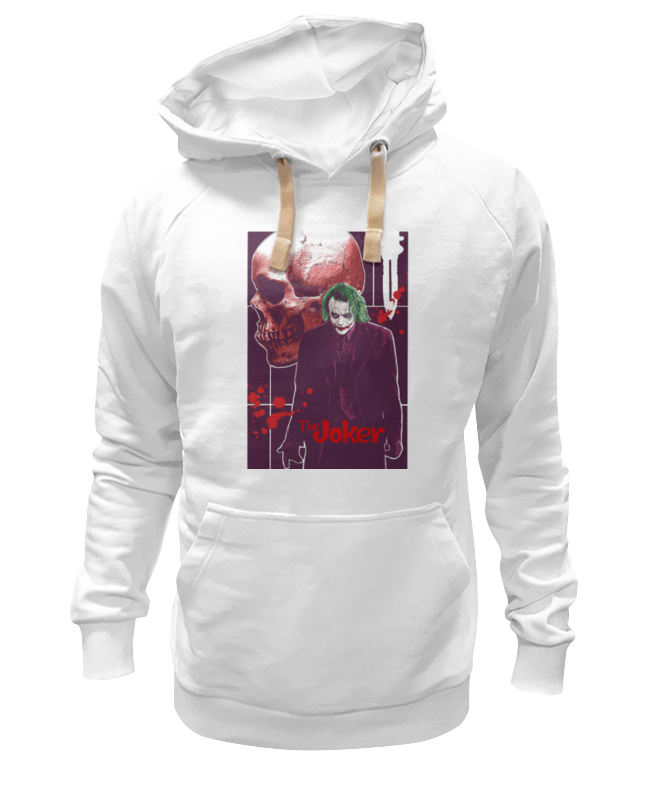 

Толстовка унисекс Printio The joker белая XS, The joker