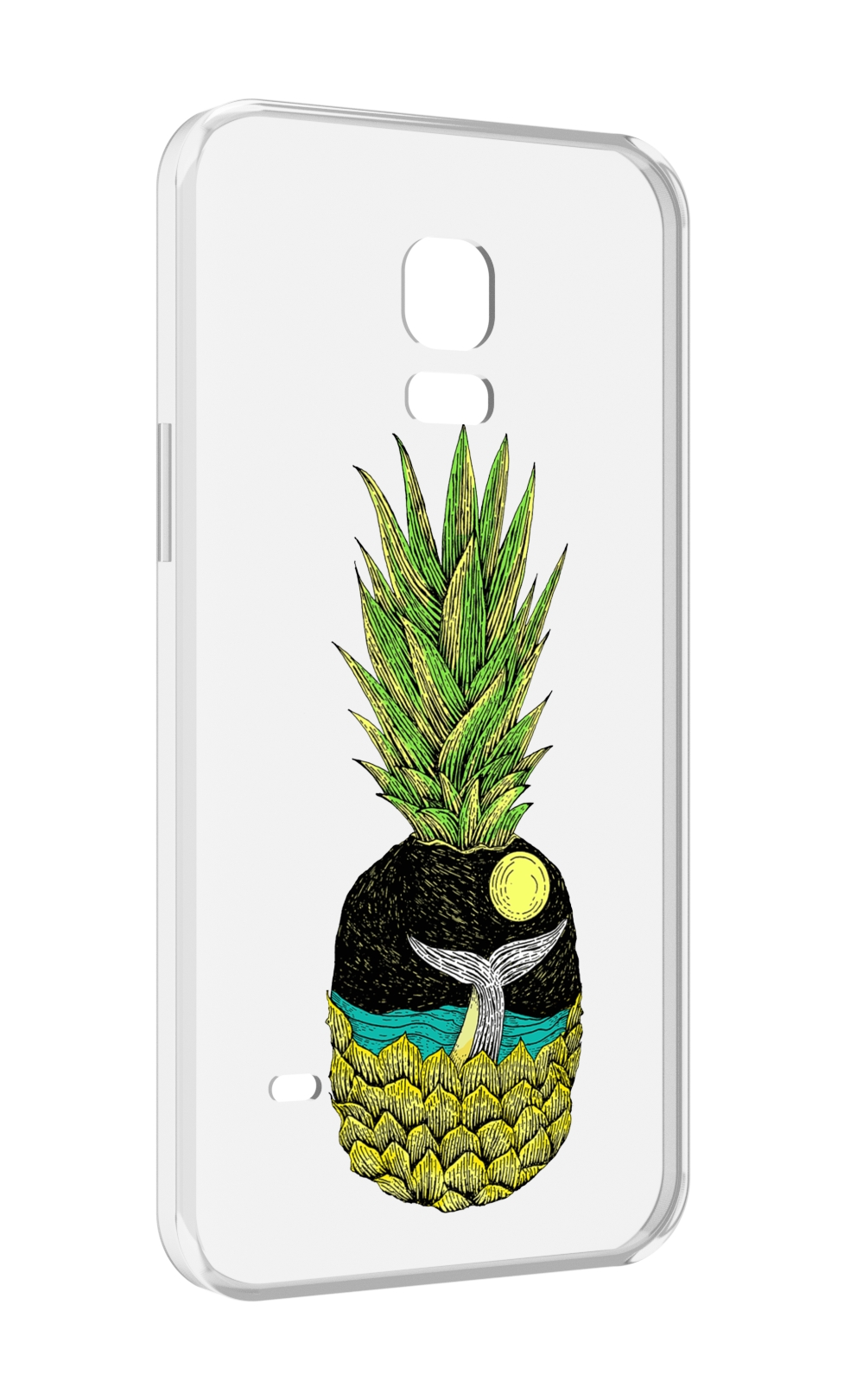 

Чехол MyPads ананас с китом для Samsung Galaxy S5 mini, Прозрачный, Tocco