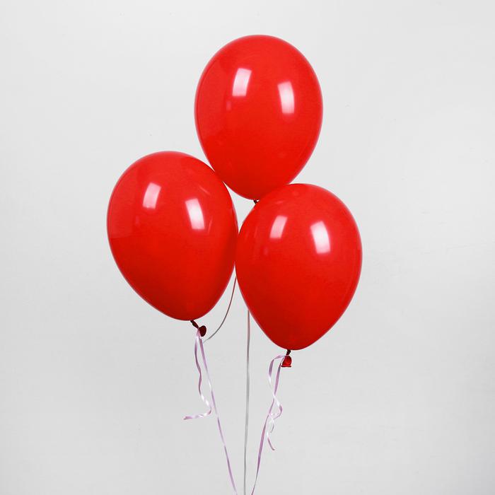 

Globos Festival 12", пастель, 25 штук, красный