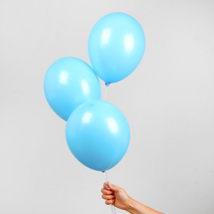 

Globos Festival 12", пастель, 25 штук, голубой