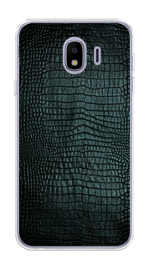 

Чехол Awog на Samsung Galaxy J4 "Черная змея", Черный;серый;голубой, 26450-3