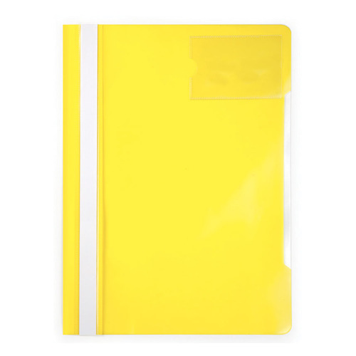 

Упаковка папок-скоросшивателей Бюрократ -PS-V20YEL, A4, пластик, желтый