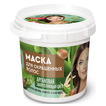 фото Маска для волос fito organic «аргановая», 155 мл