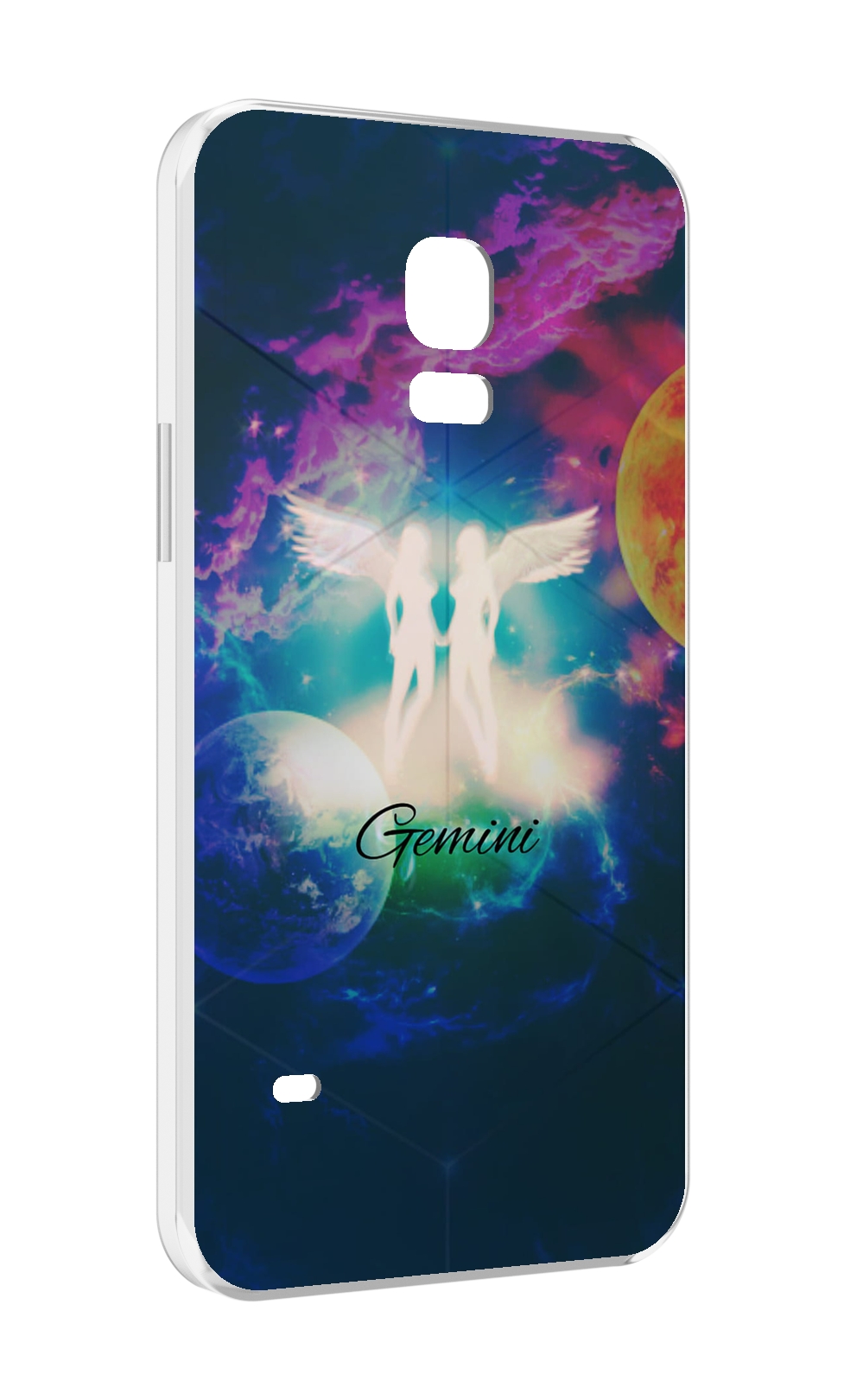 

Чехол MyPads знак зодиака близнецы 3 для Samsung Galaxy S5 mini, Прозрачный, Tocco