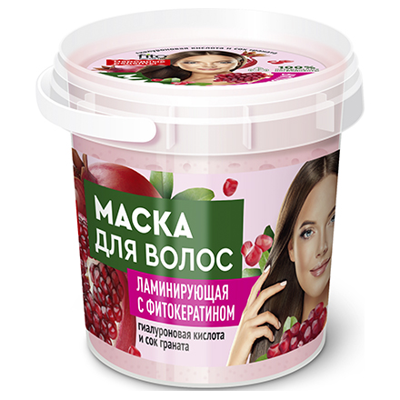 фото Маска для волос fito organic «ламинирующая», 155 мл