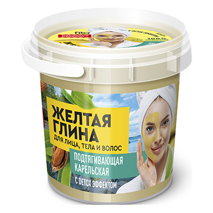 Купить Желтая глина для лица, тела и волос Fito Organic 155 мл