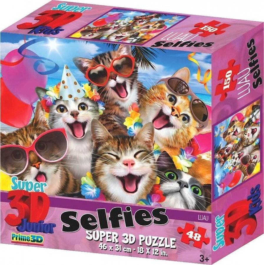 

Пазл Super3D. Кошачья селфи-вечеринка (48 дет.)