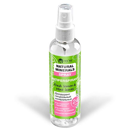 

Дезодорант для тела Fresh Lemon & Mint Leaves, 100 мл