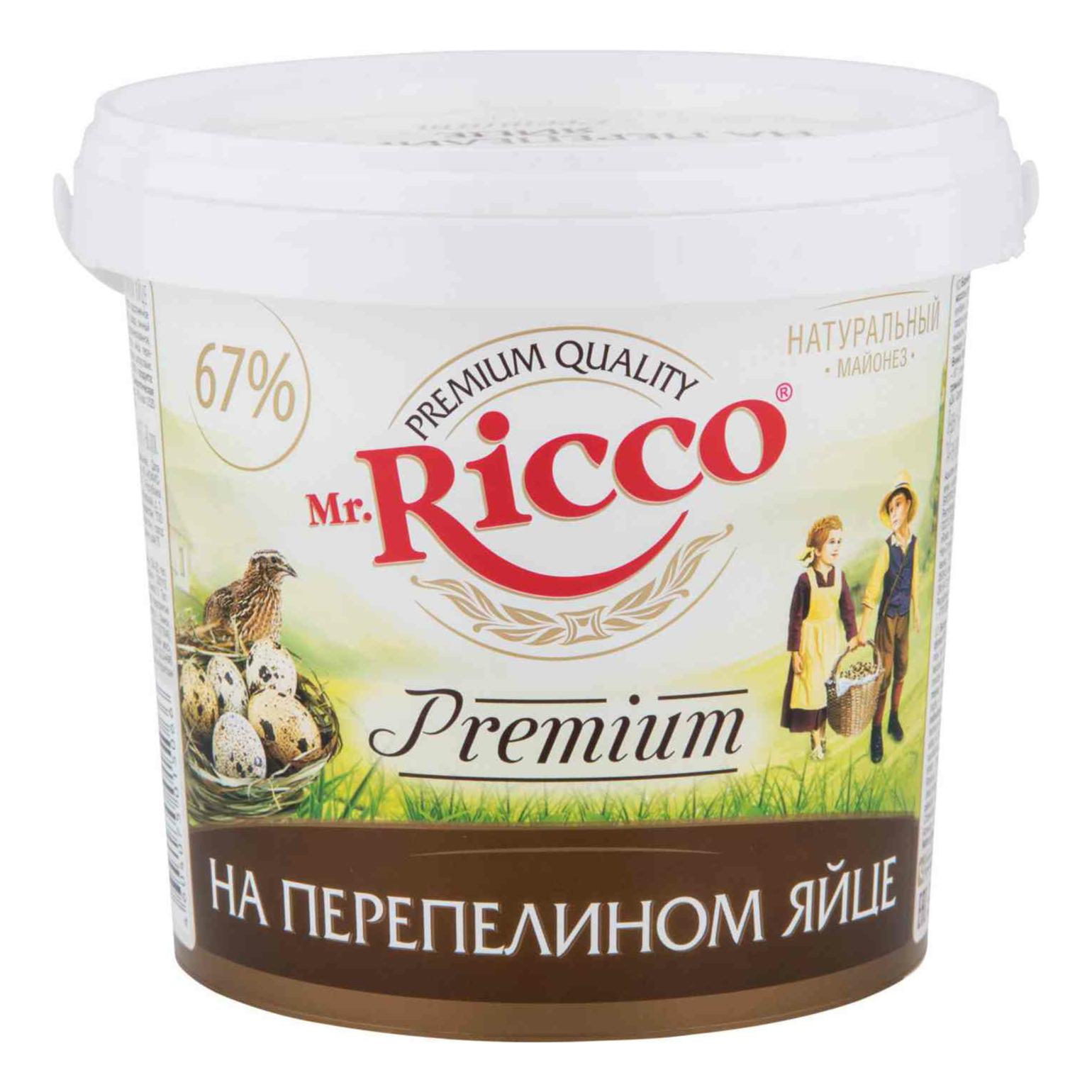

Майонез Mr. Ricco на перепелином яйце 67% 760 г