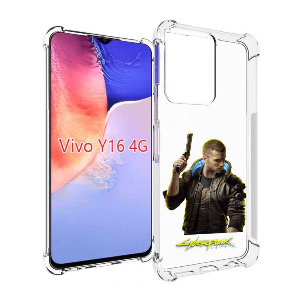 

Чехол MyPads Cyberpunk-2077 для Vivo Y16 4G/ Vivo Y02S, Прозрачный, Tocco