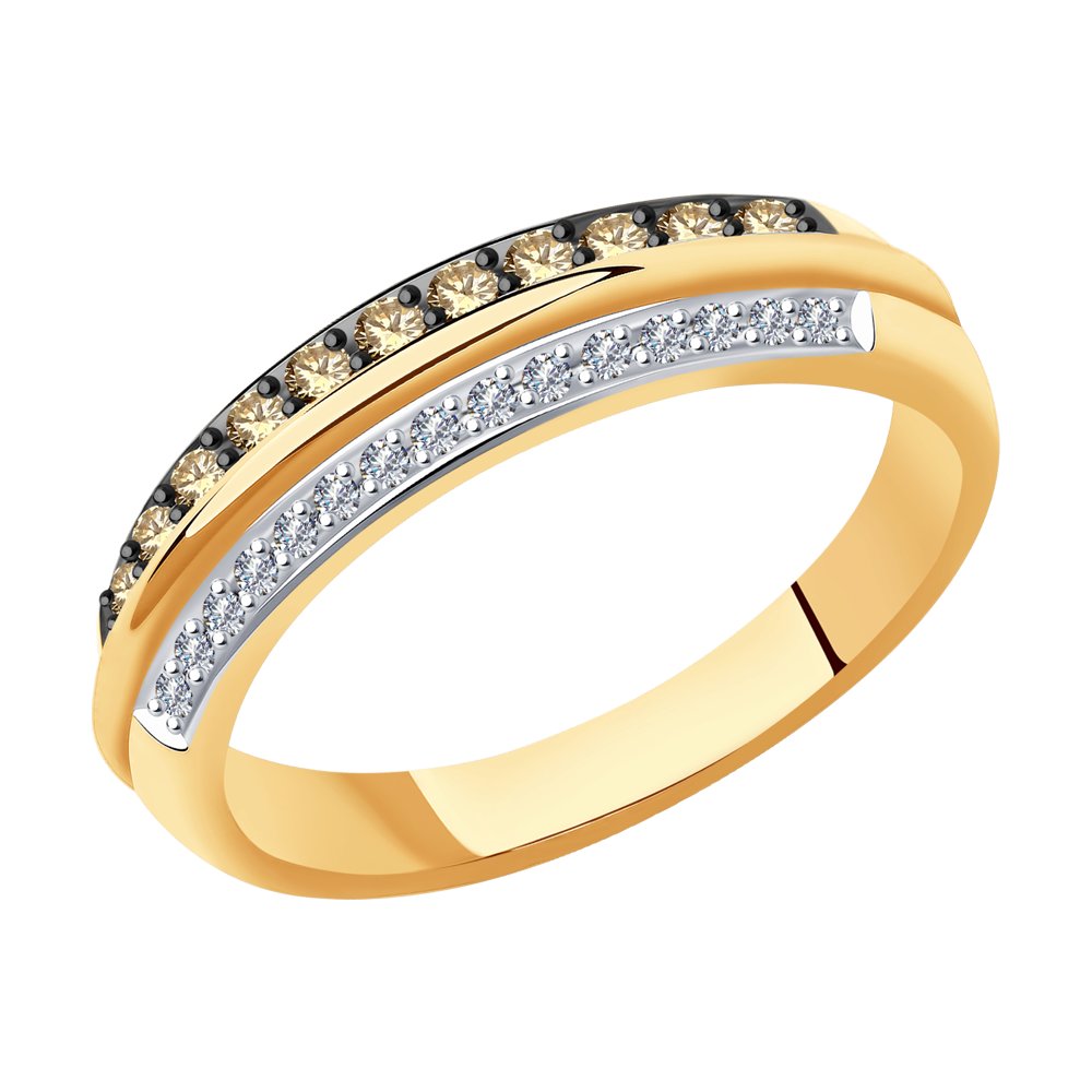 

Кольцо из красного золота с бриллиантом р. 17,5 SOKOLOV Diamonds 1011972, 1011972