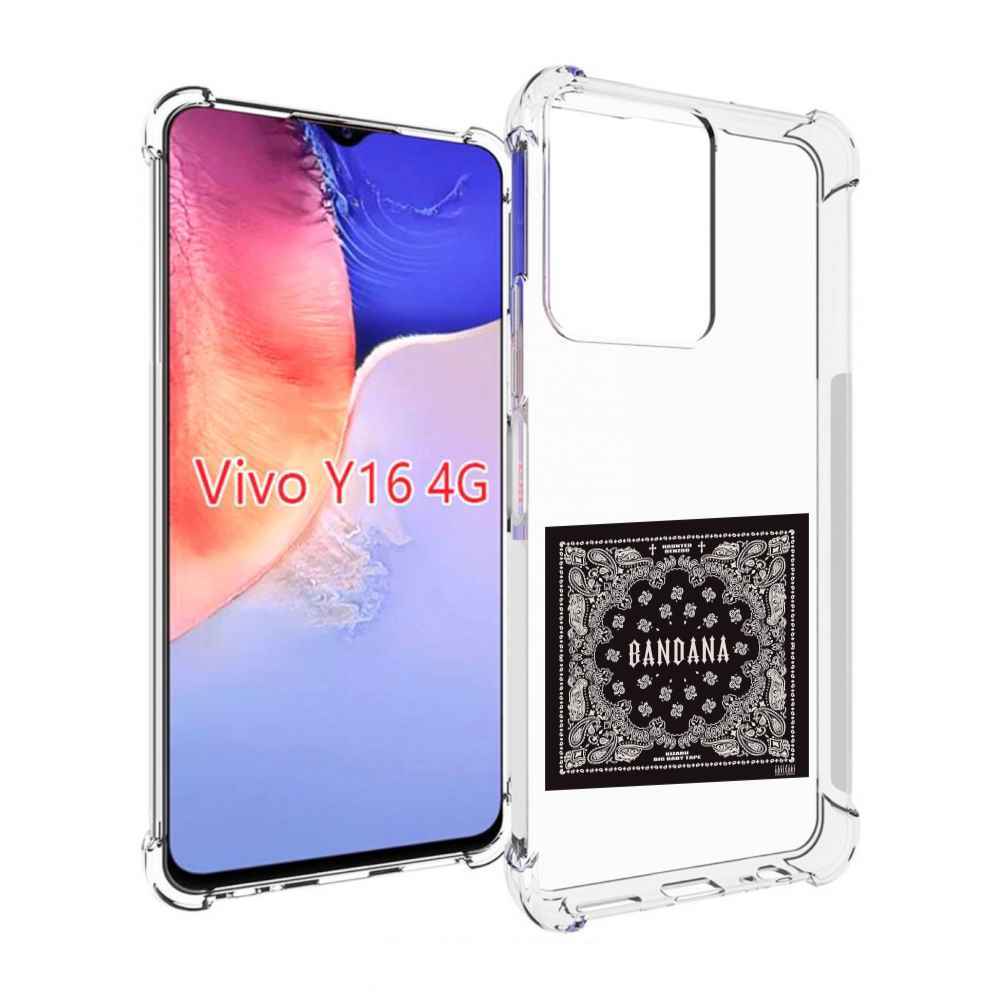

Чехол MyPads Bandana I Big Baby Tape для Vivo Y16 4G/ Vivo Y02S, Прозрачный, Tocco