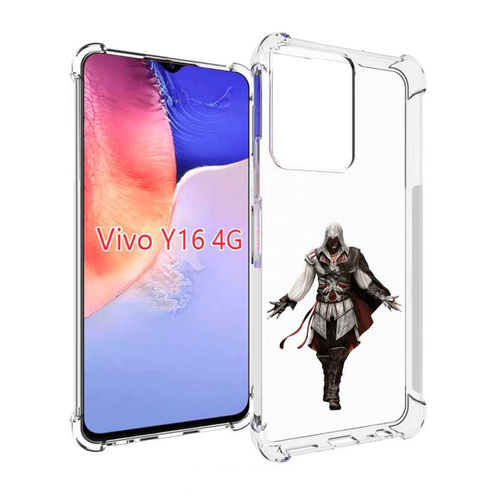 

Чехол MyPads Assassin's-Creed мужской для Vivo Y16 4G/ Vivo Y02S, Прозрачный, Tocco