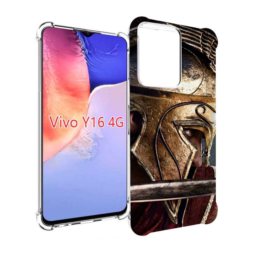 

Чехол MyPads Assassin's Creed Odyssey для Vivo Y16 4G/ Vivo Y02S, Прозрачный, Tocco