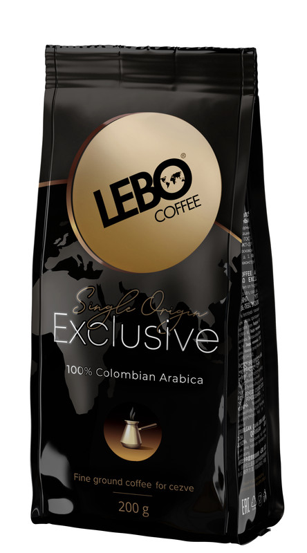 

Кофе молотый Lebo для турки exclusive, арабика, 200 г