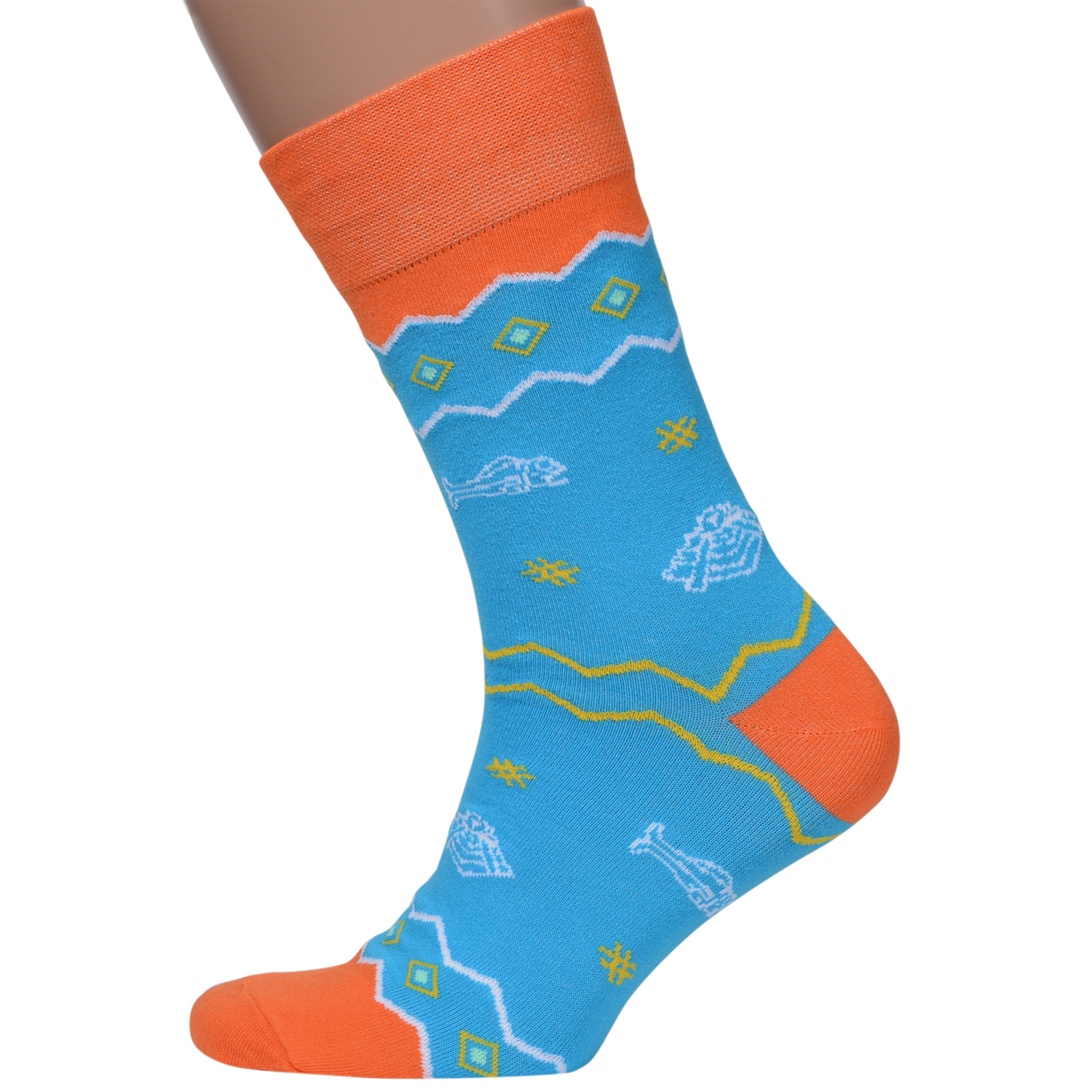 

Носки MoscowSocksClub nm-408 голубые 25 (38-40), nm-408
