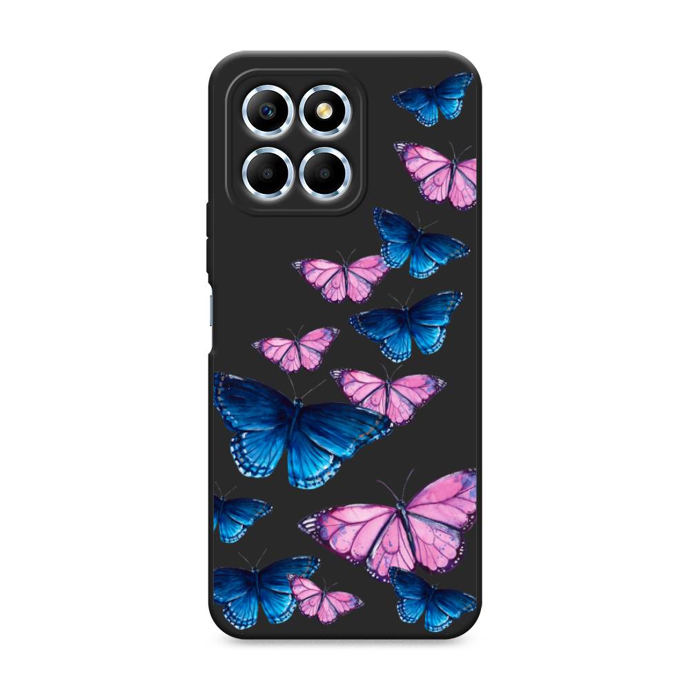

Чехол Awog на Honor X6/X6s "Полет бабочек", Синий;черный;розовый, 6109552-1